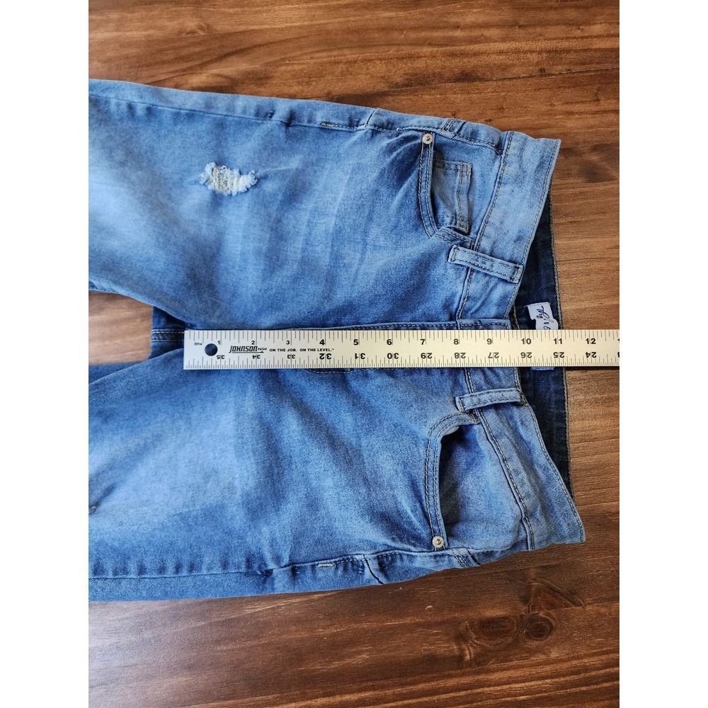 Thread & Others Women 5/27 Button Fly High Rise Skinny Jeans Y2K Indie Grunge - Picture 5 of 7